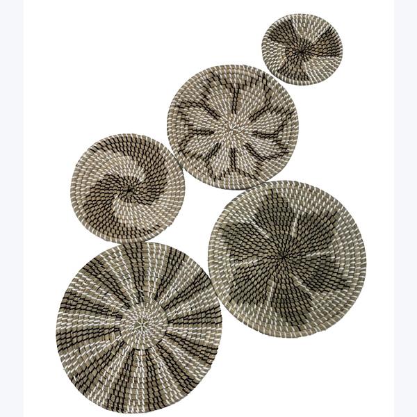 Handwoven Seagrass Wall or Tabletop Decor