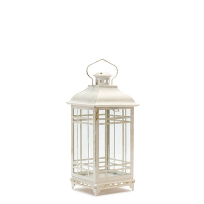 Beautiful Metal Lantern set of (3) - Off White