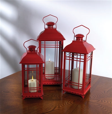 Red Lantern - Set of (3)