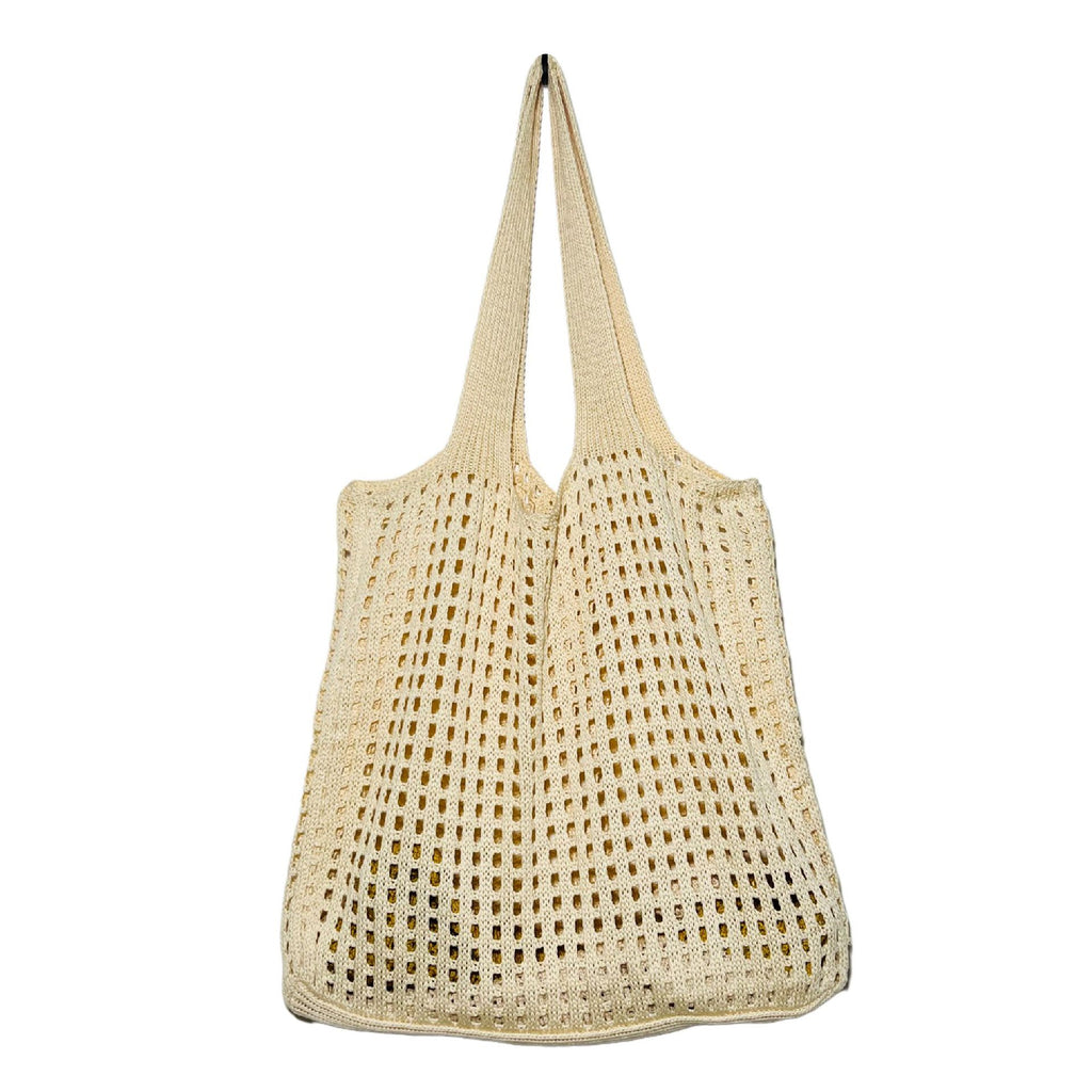 Stay Stylish and Organized with our Knitted Over the Shoulder Beach and Tote Bag